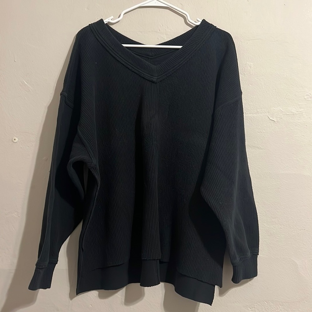 Aerie oversized drop shoulder sweater